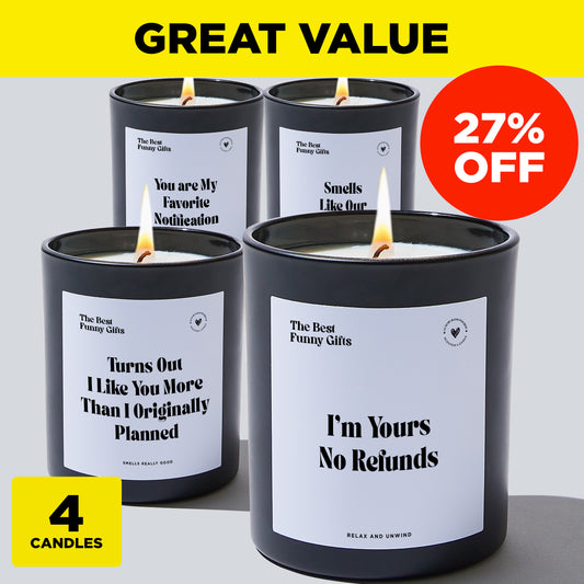 Anniversary Gift - Ultimate Treat Bundle (4 Candles)