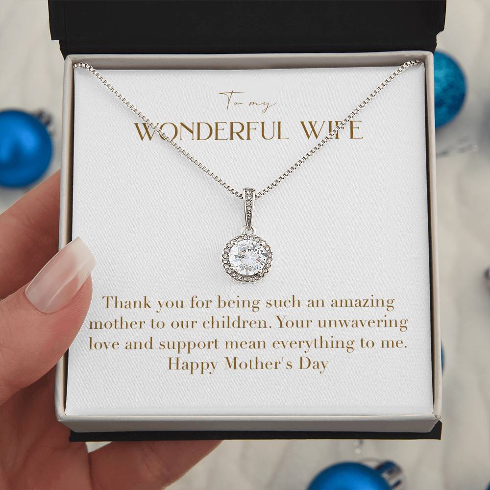 Eternal Love Necklace - Thank You For Being Such an Amazing Mother To Our Children