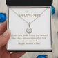 Eternal Love Necklace - I Love You Mom Every Day Around the Clock