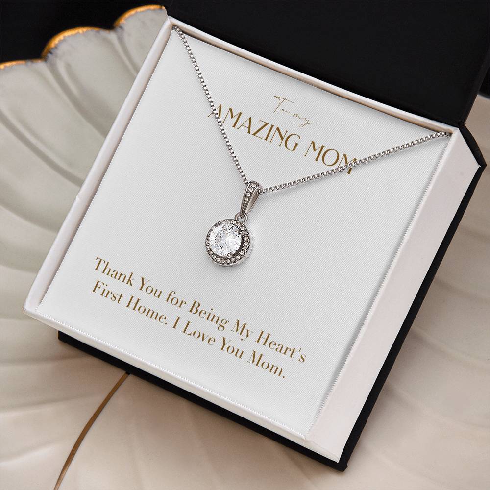 Eternal Love Necklace - Thank You for Being My Heart