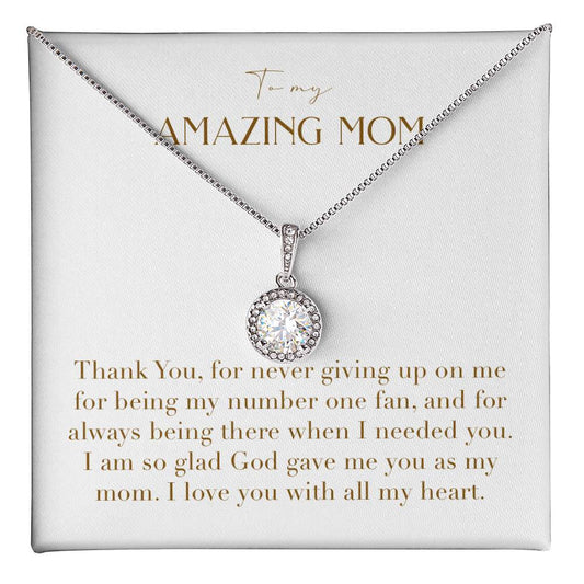 Eternal Love Necklace - Thank You for Never Giving Up On Me