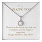 Eternal Love Necklace -Thank You for Being My Rock
