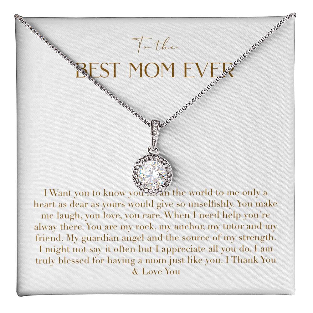 Eternal Love Necklace - I Want You to Know You Mean the World to Me