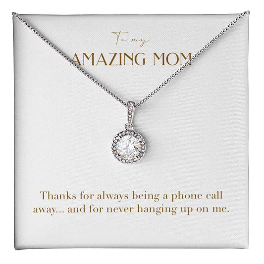 Eternal Love Necklace -Thanks For Always Being a Phone Call Away