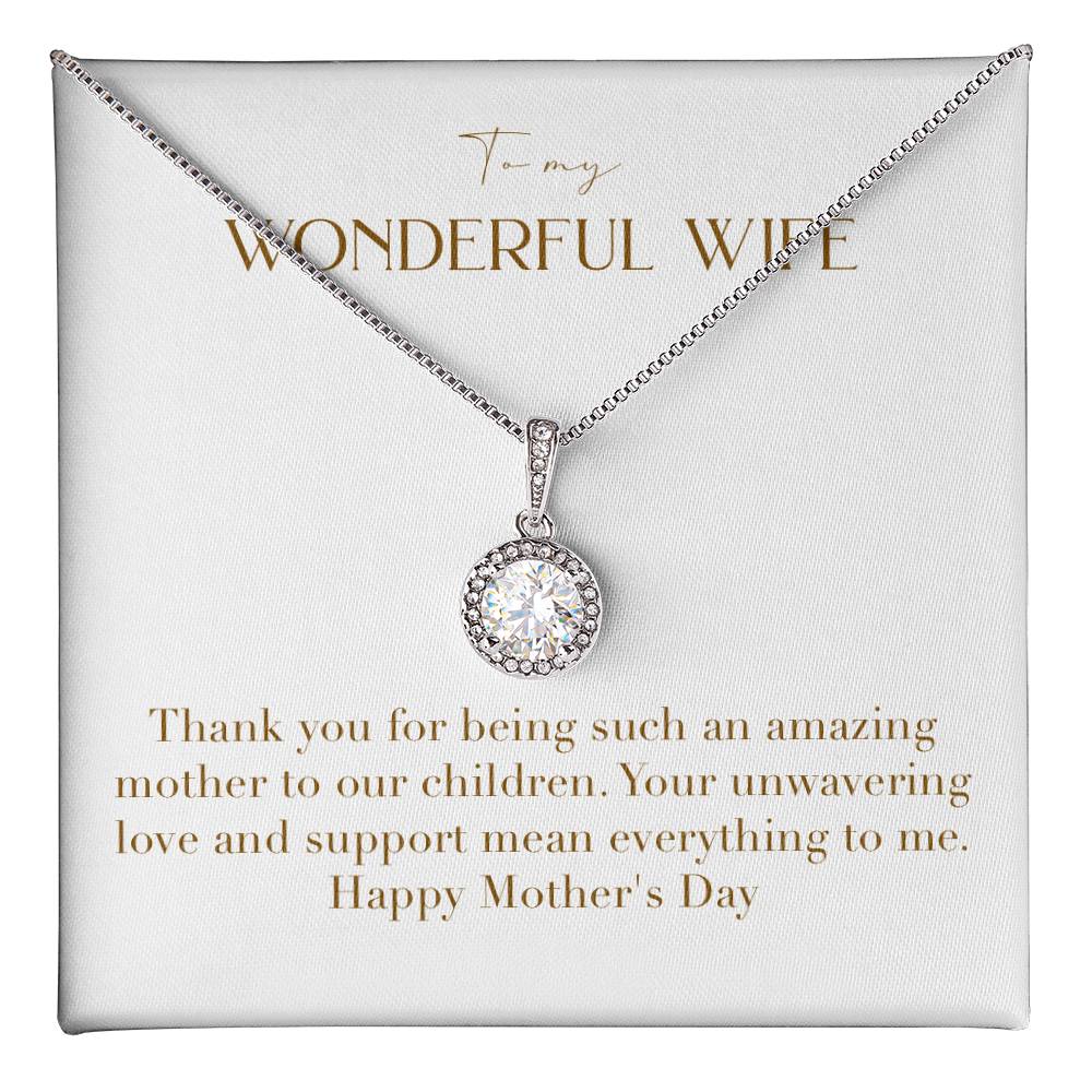 Eternal Love Necklace - Thank You For Being Such an Amazing Mother To Our Children