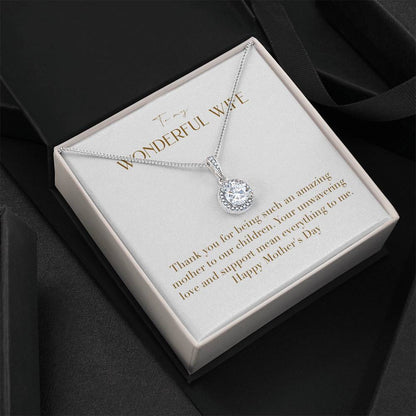 Eternal Love Necklace - Thank You For Being Such an Amazing Mother To Our Children