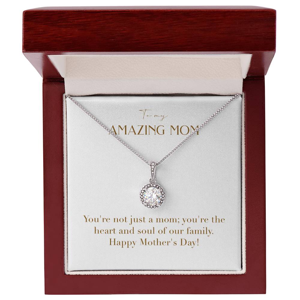 Eternal Love Necklace - You're Not Just a Mom You're the Heart of Our Family