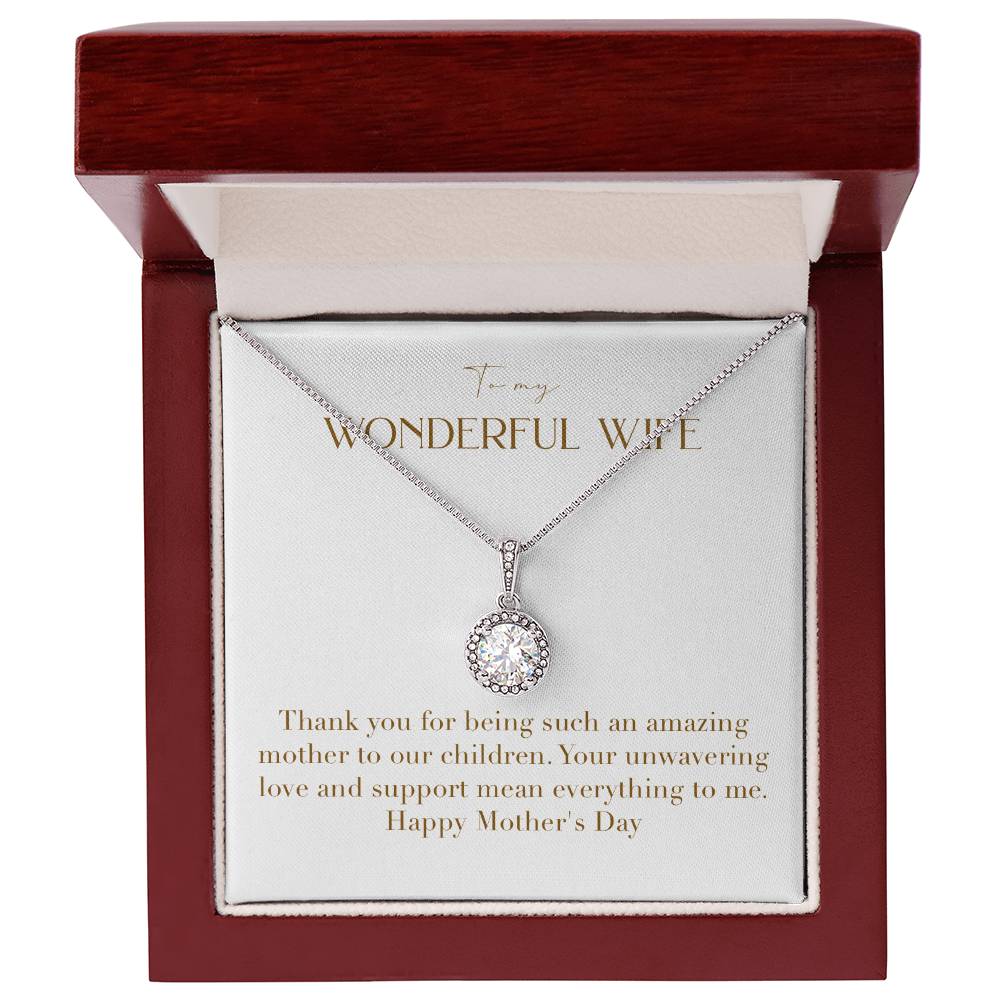 Eternal Love Necklace - Thank You For Being Such an Amazing Mother To Our Children