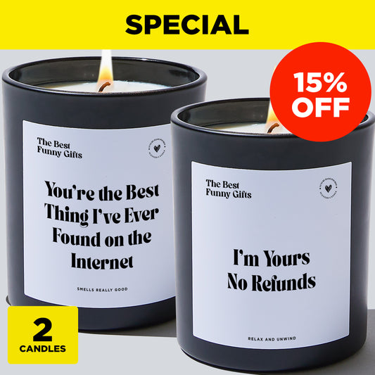 Anniversary Gift - Online Love Bundle (2 Candles)