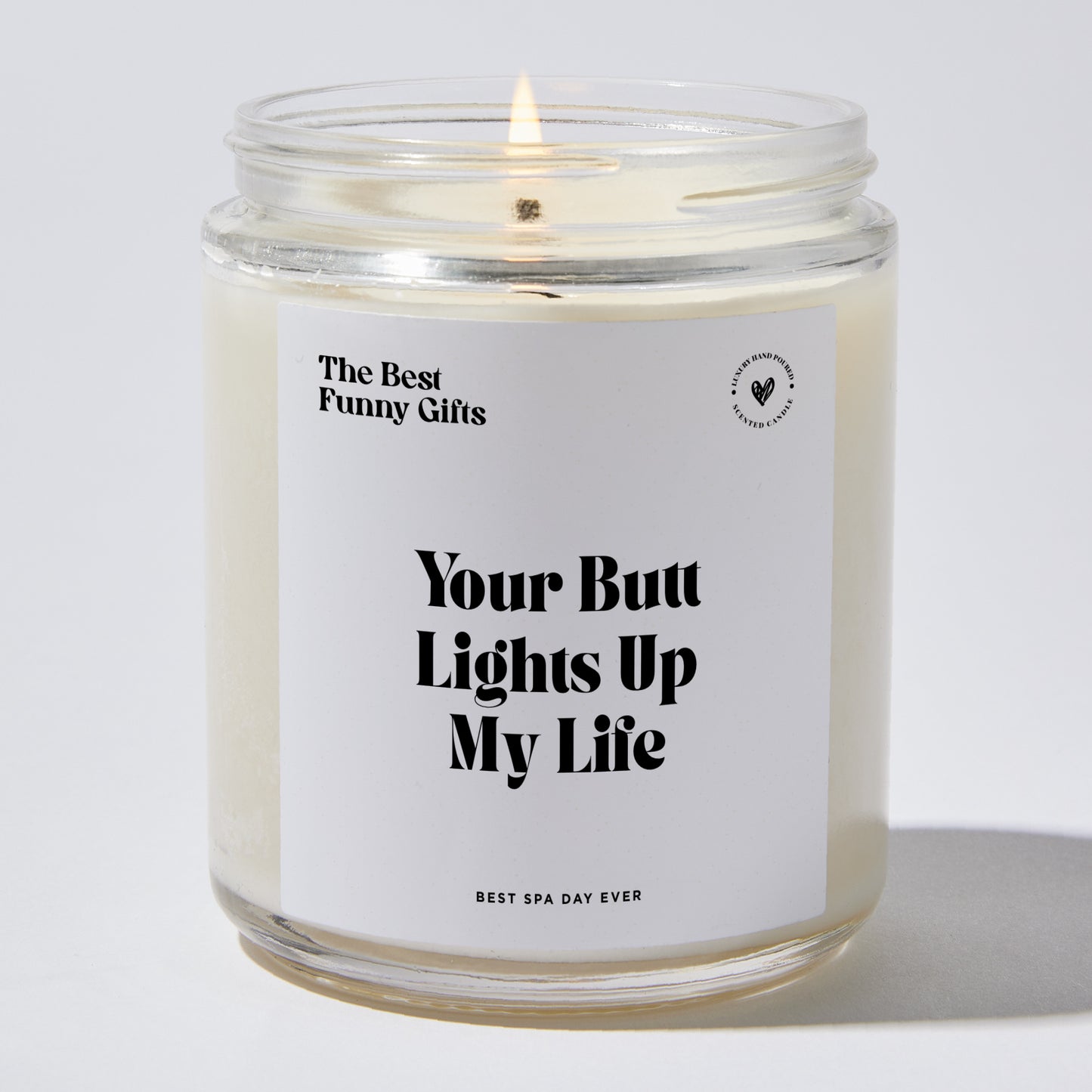 Anniversary Present - Your Butt Lights Up My Life - Candle