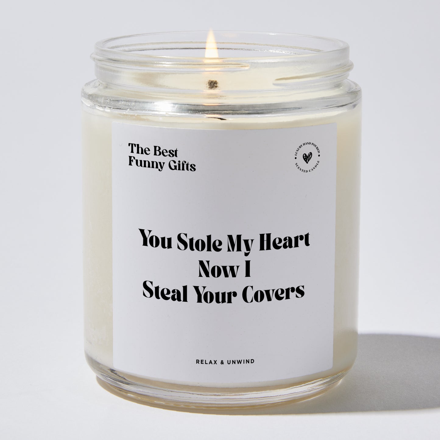 Anniversary Present - You Stole My Heart Now I Steal Your Covers - Candle