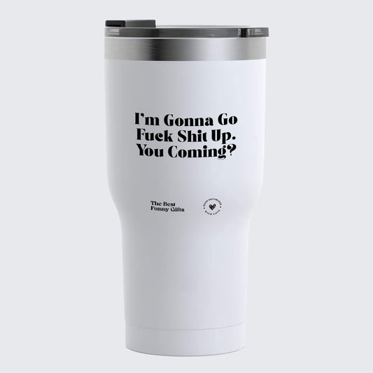 Coffee Tumbler I Make the Decisions Around Here Just Let Me Ask My Wife - The Best Funny Gifts