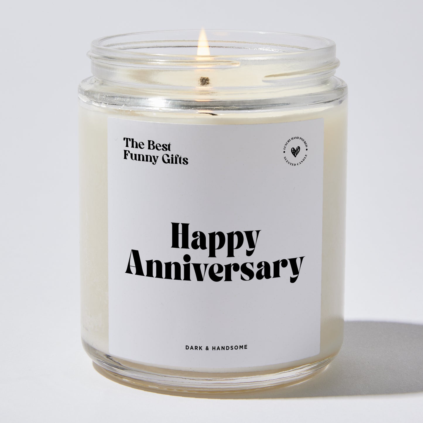 Anniversary Gift - Happy Anniversary - Candle