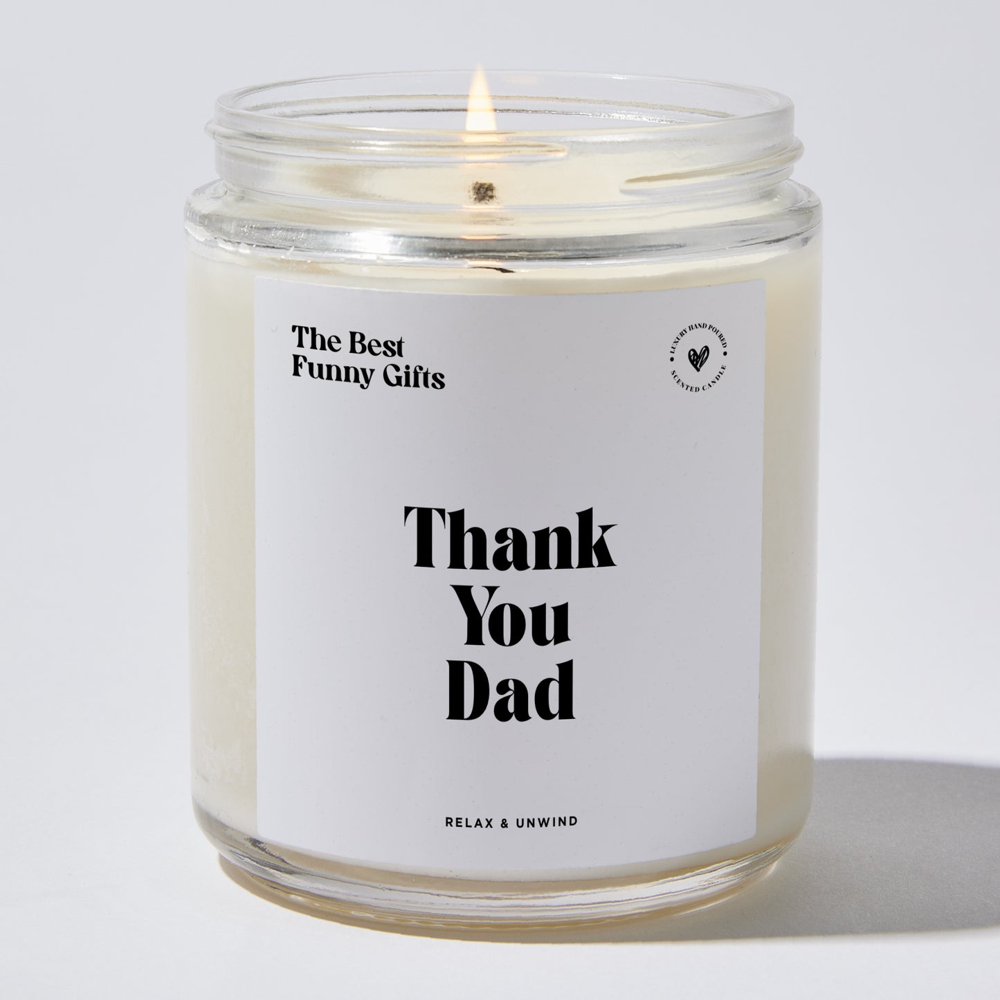 Dad Gift - Thank You Dad - Candle